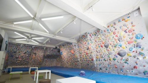 東京都のクライミング施設「クライミングジム ドラセナ」